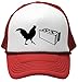 COCK BLOCK - funny joke gag meme saying Mesh Trucker Cap Hat, Red