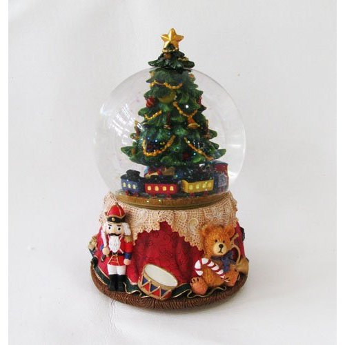 The San Francisco Music Box Company Christmas Nutcracker Theme Snow Globe