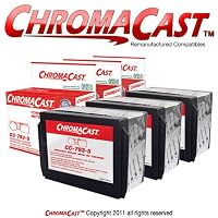 ChromaCast 793-5 Premium Compatible Postage Meter Ink Cartridge 3-Pack - Replacement for Pitney Bowes 793-5 - Compatible with Pitney Bowes DM100i, DM200L, P700