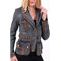 Sexy Woman Jeansjacke SWB3477 Blau