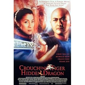 Posters: Crouching Tiger Hidden Dragon Poster - Chow Yun Fat, Michelle Yeoh, An Ang Lee Film (39 x 28 inches)