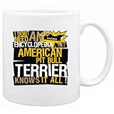 New  ... My American Pit Bull Terrier Knows It All !!!  Mug Dog