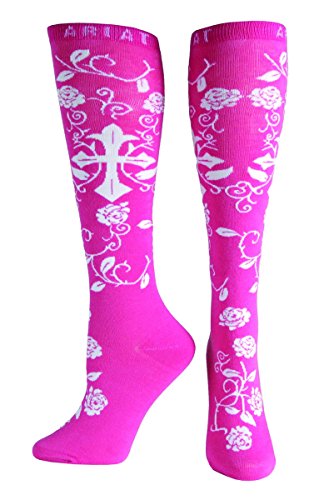 Ariat Women's Cross Knee High Socks