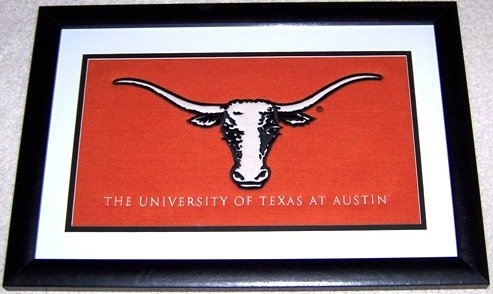 University of Texas Longhorns Framed Banner Pennant Picture – NCAA Sports Team Merchandise