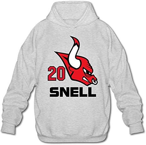 100% Cotton Go Bulls Basketball Snell #20 Hoodies Ash