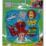 Fisher Price Sesame Street Elmo's World Elmo 7 Chunky Piece Puzzle Fun
