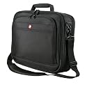 Port Manhattan ClamF 17 / 18 inch Frontloading Design 1680D Ballistic Nylon Laptop Bag - Black