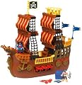 Fisher-Price Imaginext Adventures Pirate Ship [Amazon Frustration-Free Packaging]