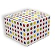 Polka Dots - One Piece Gift Boxes (3" x 3" x 2")