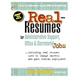 real resumes for administrative support office  secretarial jobs