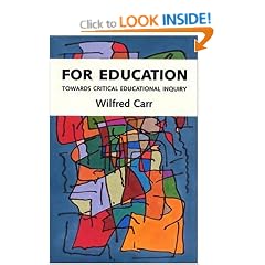 For Education: Towards Critical Educational Inquiry