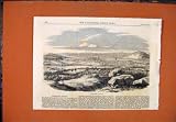 Copie Antique 1861 de Goteborg de Vue de Gottenburg Suède Vieille Image du produit