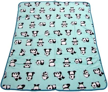 Cute Panda Blanket - Blue (50" x 59")