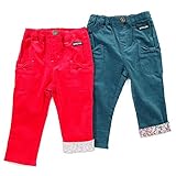 【アウトレット】 Bobson 長丈パンツ (80～130cm) キムラタンの子供服 ピンク 90 ( 77401x77901-153 )