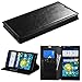 ZTE Grand X Max Plus Case, ZTE Grand X Max Case, Nagebee - Wallet Flip Case Pouch Cover Fold Stand case Premium Leather Wallet Flip Case (Fold Wallet Black)