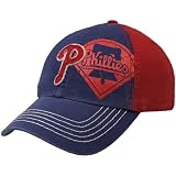 MLB '47 Brand Philadelphia Phillies Webster Franchise Fitted Hat - Red/Navy Blue