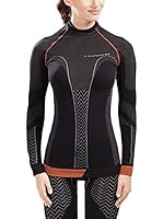 Spaio Camiseta Técnica Emmitou Silver 01 (Negro / Naranja)