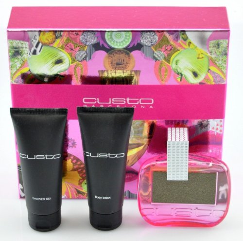 Custo Barcelona Woman 100 ml EdT + 100 ml Bodylotion +100 ml Showergel Preisvergleich
