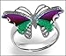 Magic Butterfly Adjustable Size Mood Ring (One Size Fits All)
