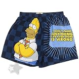 Homer Simpson I Don't Think Boxer Shorts for Men