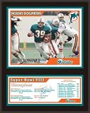 Mounted Memories Miami Dolphins 12x15 Sublimated Plaque - Super Bowl VIII