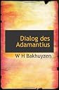 Dialog des Adamantius (Greek Edition)