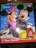 Disney Mickey Mouse Clubhouse 3 Foot Floor Puzzle Mickey and Minne