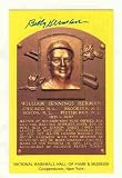 Autographed/Hand Signed Hof Plaque Postcard Billy Herman Chicago Cubs