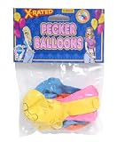 Pipedream Products X-rated Pecker Balloons (8 Pieces), Multi