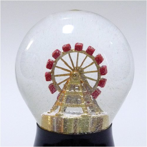 オーストリア・PERZY（パージー）製スノーグローブ（スノードーム）・ウィーン・大観覧車・80mm・#1402