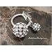 Beautiful Jeweled Keychain - Crystal Ball
