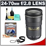 Nikon 24-70mm f/2.8G AF-S ED Zoom-Nikkor Lens + UV Filter + Accessory Kit for Nikon D3, D3s, D3x, D300, D200, D40, D40x, D60, D5000, D90, D700, D300s & D3000 Digital SLR Cameras