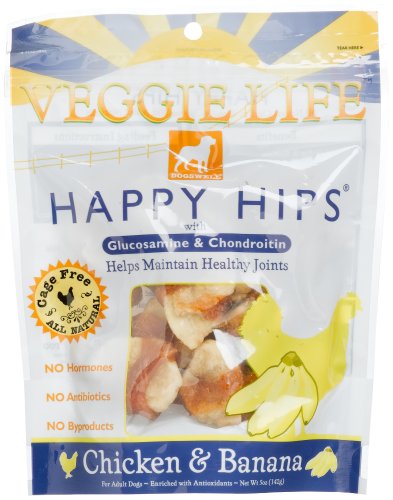 Buy Dogswell Veggie Life Happy Hips Chicken & Banana, 5-Ounce Blue Pouches  (Pack of 6) online at Discounted New and Used prices. Delivered to your door with Off-The-Bookshelf.
