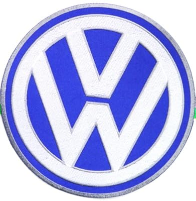 10" Big XXL VW Volkswagen The Bettle Bug GTI Logo Sign Emblem Racing Biker Patch Iron on Applique Embroidered T shirt Jacket Gift BY SURAPAN