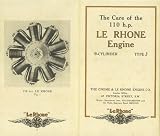 Le Rhone 9 Type J 110 h.p. Aircraft Engine Manual