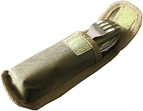 Outdoor Multi-tool Knife Camping Tableware Three-piece Multipurpose Combination Cutlery