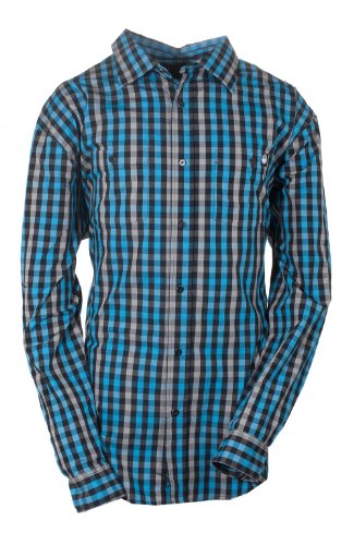 NOMIS Herren Shirt Long Sleeve Touch Poplin, cobalt small plaid, L, 120036045 Preisvergleich