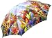 Fine Art Floral Design Bird of Paradise Automatic Opening Folding Umbrella