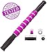 Yoga Roller Massage Bar Muscle Roller Massage Stick for Legs Foam Roller for Shin Splints Muscle Roller Stick Massage Stick Shin Roller Stick Roller for Sore Muscles Calf Roller - Pink, Elite Rubber