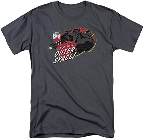 IRON GIANT/OUTER SPACE - S/S Mens 18/1 - CHARCOAL - XL