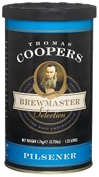 Thomas Coopers Brewmaster Selection Pilsener Hopped Malt Concentrate, 3.75-Pound Can