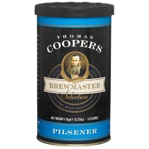 Thomas Coopers Brewmaster Selection Pilsener Hopped Malt Concentrate, 3.75-Pound Can