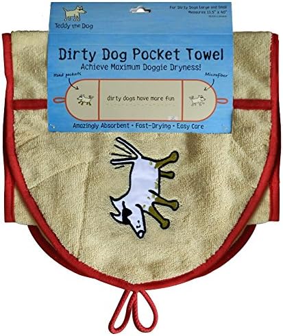 Dirty Dog Pocket Towel: Microfiber, Fast-Drying