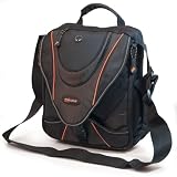 Mobile Edge Mini Messenger Bag Black/Orange great for Netbooks
