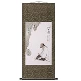 EXP Handmade "Philosopher" Scroll Wall Art Painting