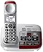 PANASONIC Amplified Cordless Phone with Digital Answering Machine - KX-TGM450S - 1 Handset (Silver)