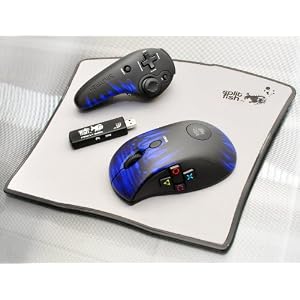 FragFX Shark Wireless for PS3, PC and MAC (with mousepad)