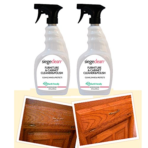 2 Pc Furniture Wood Cleaner Surface Polish 24 Oz Shine Protect