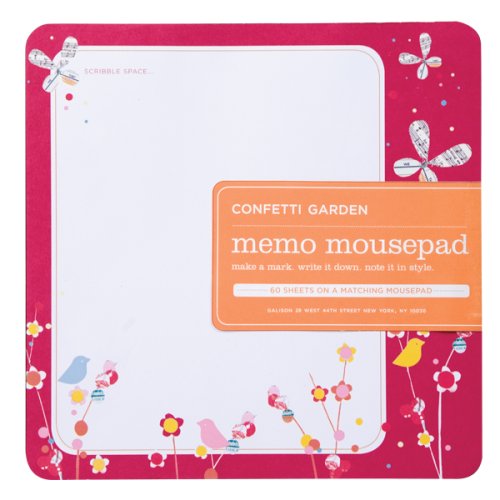 Confetti Garden Memo Mousepad