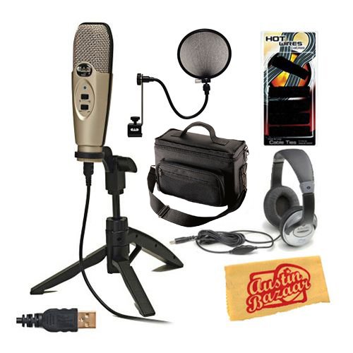 Buy CAD U37 USB Studio Recording Microphone Bundle with Padded Mic Bag
